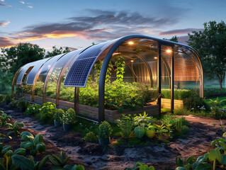 Solar-powered smart greenhouse