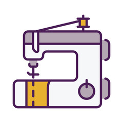 Sewing Machine icon editable stock vector illustration