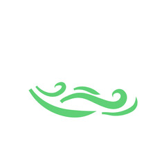 Green Swish Swirl