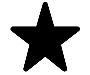 Black star icon  - obrazy, fototapety, plakaty