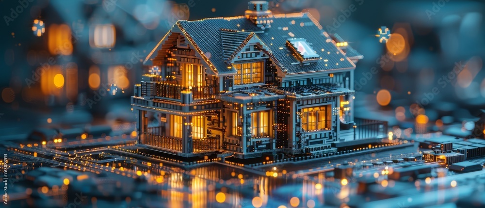 Poster Smart building hardware and software development. Architecture designs and 3D drafts of buildings, engineering communications. Phone-controlled IOT of smart buildings. IOT system development.
