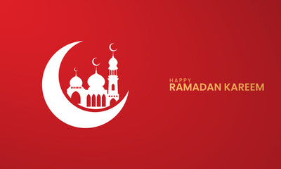 Ramadan modern background design. Translation: "Ramadan Kareem , " 3D illustration.