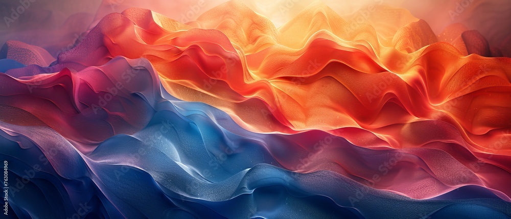 Aufkleber this is a mesmerizing 3d abstract multicolor visualization