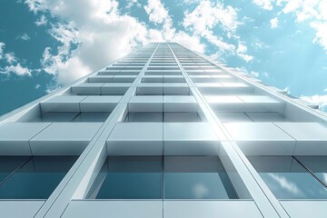 Capture attention with a sleek lowangle view design, incorporating modern graphic styles