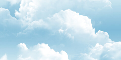 blue sky and clouds. Bright sky background