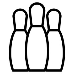 bowling pin line