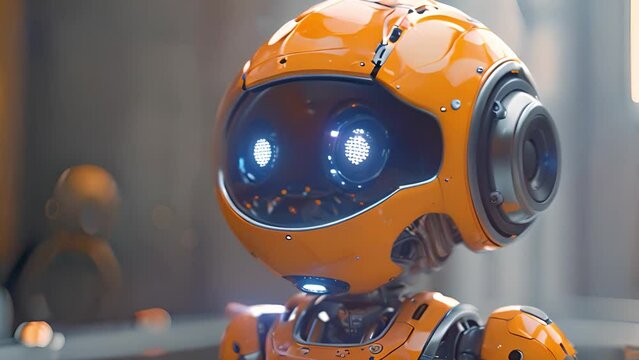 Petite robotic assistant: Small model in motion.