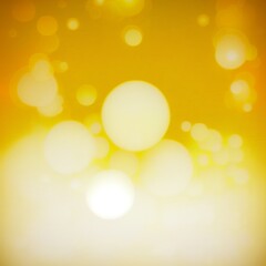 A blurred golden warm yellow and orange abstract sunny summer sky background Illustration blurred points shiny, bright Generative AI 