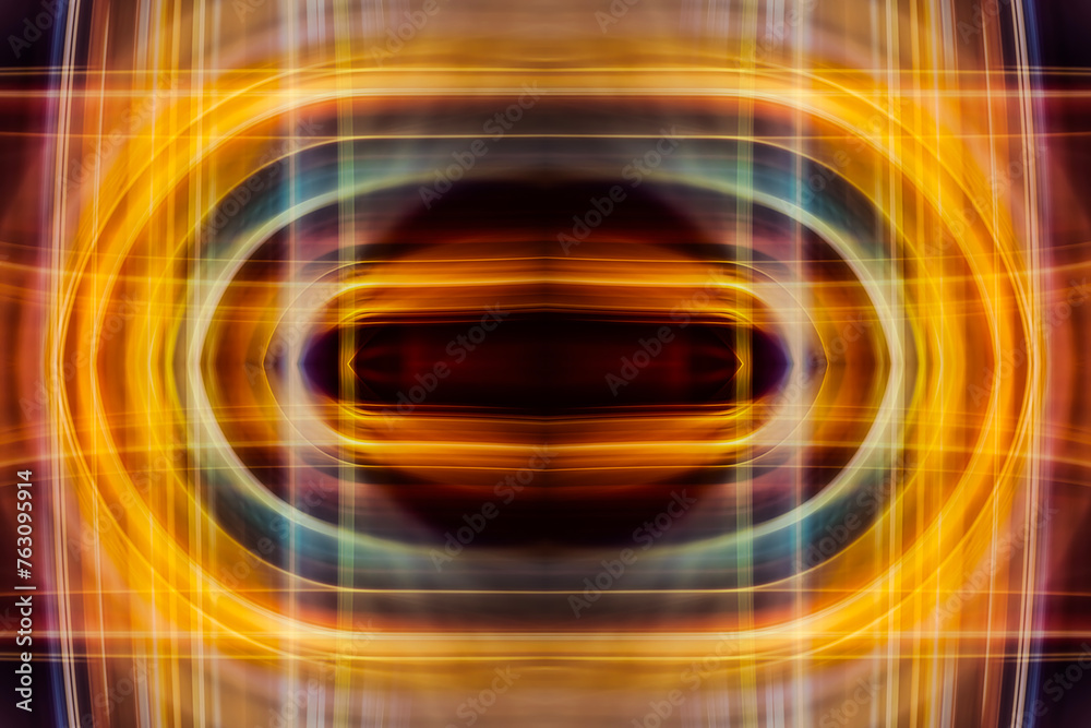Wall mural blurred multicolored gradient lines in motion