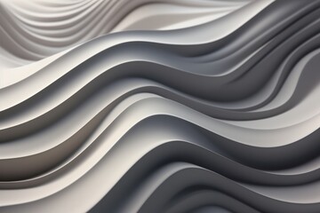 The abstract background features a series of wavy lines that repeat gradually across the composition. The lines create a dynamic and fluid visual effect, adding depth and movement to the design