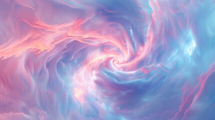 Abstract pastel whirlpool pattern