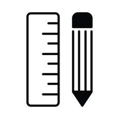 Pencil  icon editable stock vector illustration