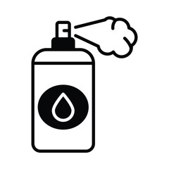 Paint Spray icon editable stock vector illustration