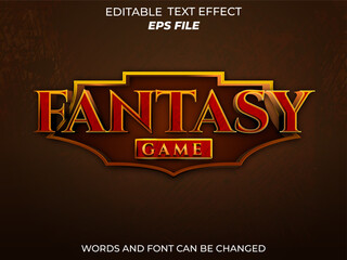 fantasy text effect, font editable, typography, 3d text for medieval fantasy rpg games. vector template