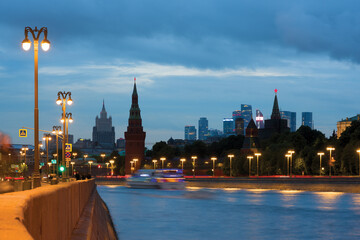 Obraz premium Moscow skyline