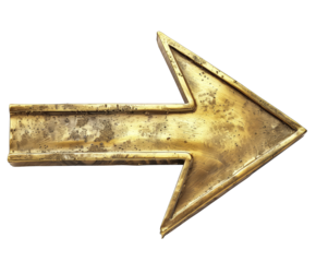 A gold arrow pointing to the right