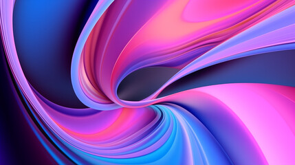 Vibrant Abstract Swirling Design with Bright Colors
