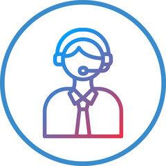 Telemarketer Icon Style