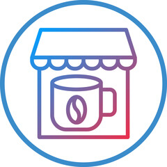 Coffee Shop Icon Style
