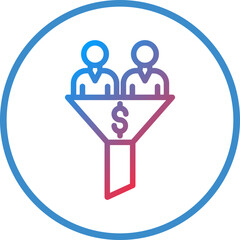 Sales Funnel Icon Style