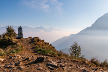 the top of Mount Legnoncino in the Orobie Alps