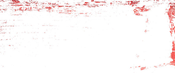 red paint splashes with background isolated