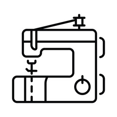 Sewing Machine icon editable stock vector illustration
