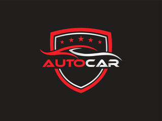 Car Garage Premium Concept Logo Design