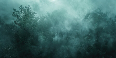 Obraz premium Misty moody background, wide graphic resources color textured backdrop vector, abstract blurred soft backgrounds, generated ai