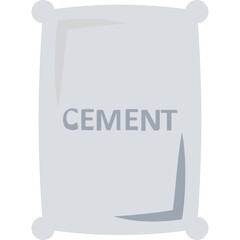Cement Sack icon which can easily edit and modify