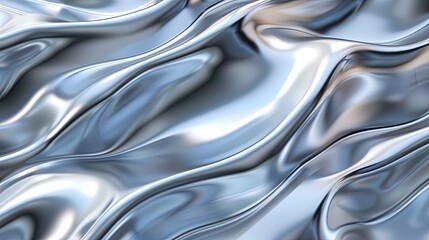 silver silk fabric background