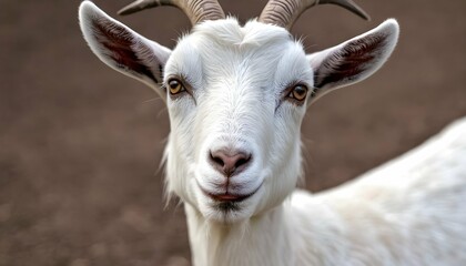 A Goat With A Curious Tilt Of Its Head Upscaled 7