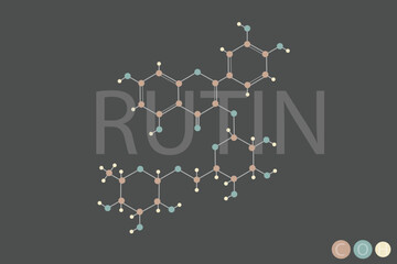 rutin molecular skeletal chemical formula
