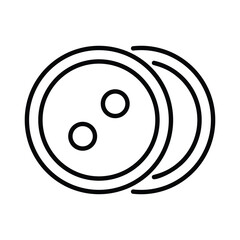 Buttons  icon editable stock vector illustration