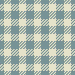 Handsome tartan seamless textile, horizon fabric check background. Apparel plaid pattern texture vector in pastel and light colors.