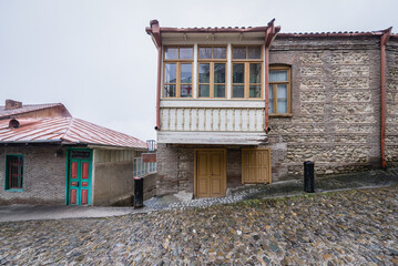 Fototapeta na wymiar House in Sighnaghi town in Kakheti region, Georgia