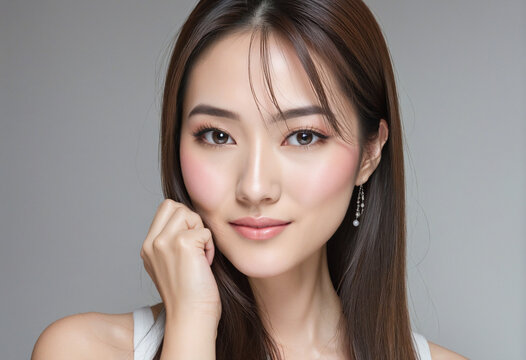 portrait of a beautiful asian woman