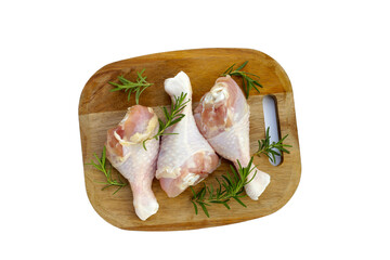 Raw chicken legs, meat for cooking