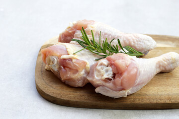 Raw chicken legs, meat for cooking