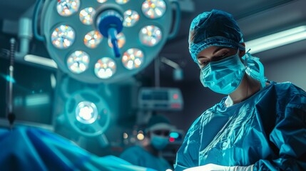 Surgeon in Operating Room