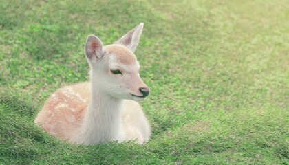 かわいい子鹿