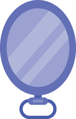 Makeup mirror. Shiny reflection beauty equipment icon