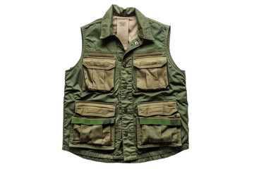 Green Vest With Multiple Pockets