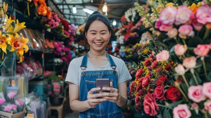 Floral Shop Owner: Embracing Online Sales with Joy