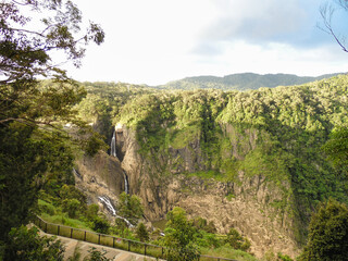 Barron Falls view National Park Skyrail Rainforest Queensland Australia