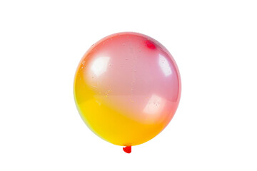 Yellow and Pink Balloon Floating in the Air