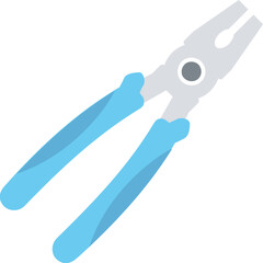Plier Vector Icon easily modified