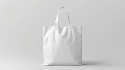 Mockup Canvas tote bag with copy space for branding and advertising. eco and recycle. Generative AI