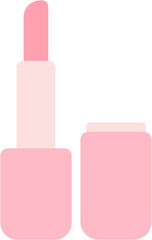 Carol pink cosmetic lipstick flat icon