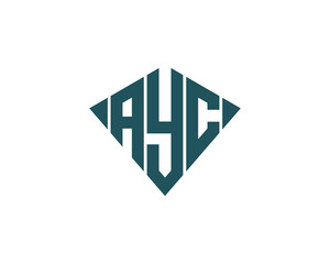 AYC logo design vector template